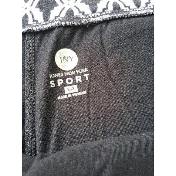 Black & White Tile Print XXL Jones New York Sport Skorts or Tankini Bottom - Picture 4 of 6